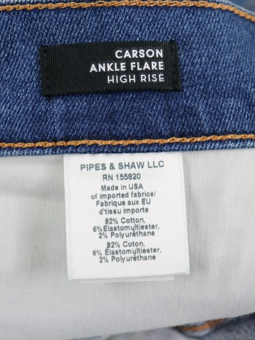 Veronica Beard Carson High Rise Ankle Flare Jeans Raw Hem Blue 32 Kick Flare